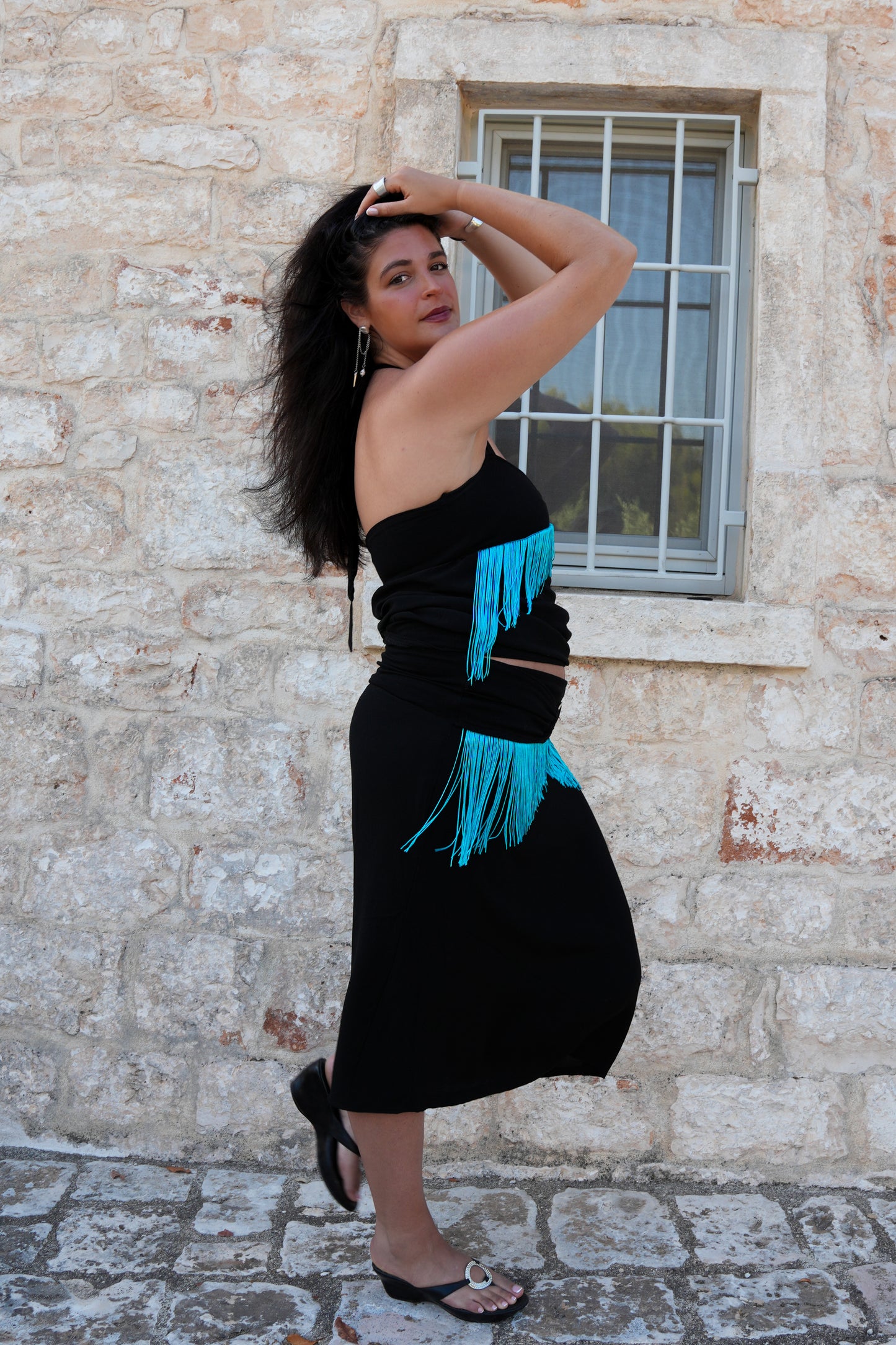 Cala Skirt - Aqua - Witta Witta