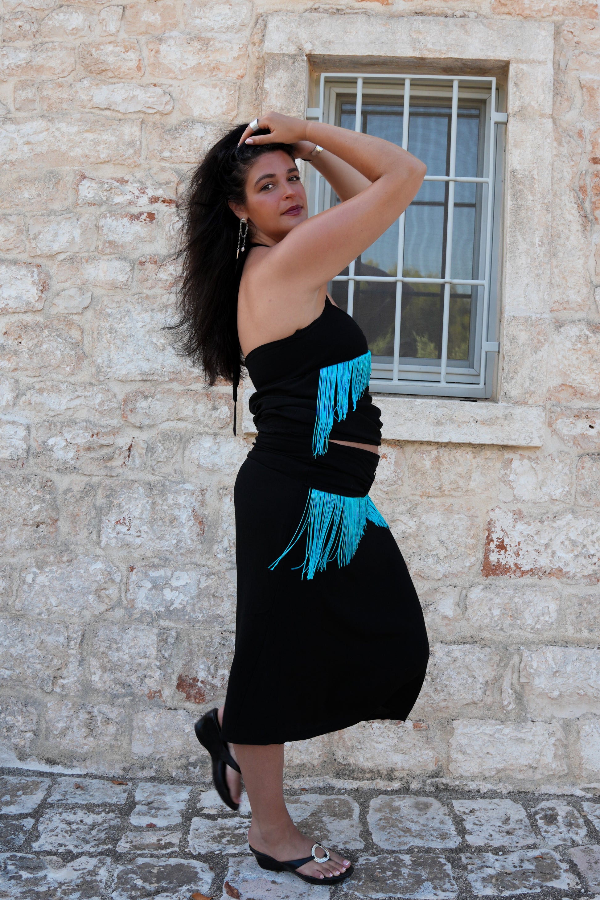 Cala Skirt - Aqua - Witta Witta