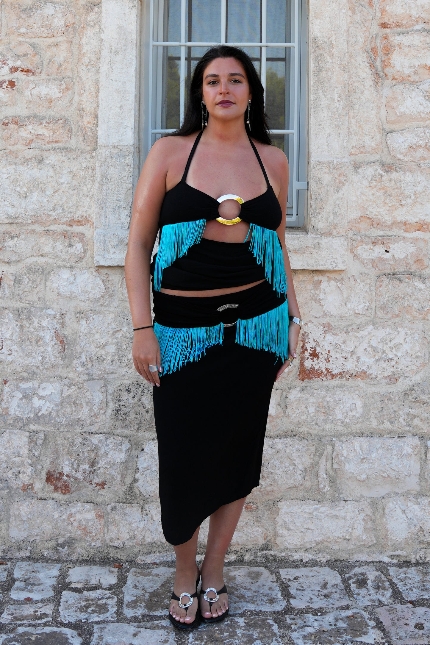Cala Skirt - Aqua - Witta Witta