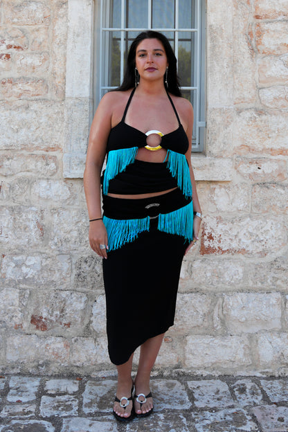 Cala Skirt - Aqua - Witta Witta