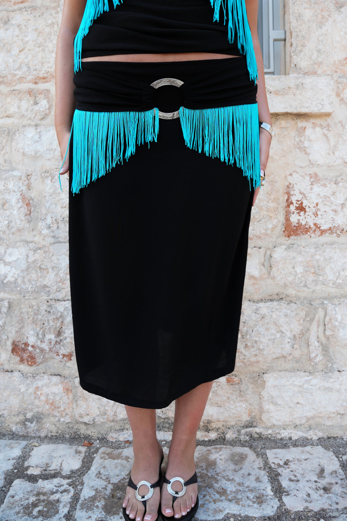 Cala Skirt - Aqua - Witta Witta